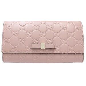 GUCCI Pink Leather Wallet